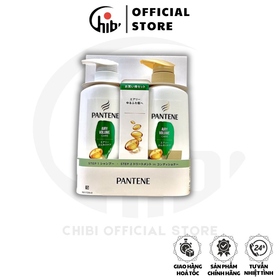 Set Bộ Dầu Gội Xả Pantene Nhật Bản 270ml, 450ml