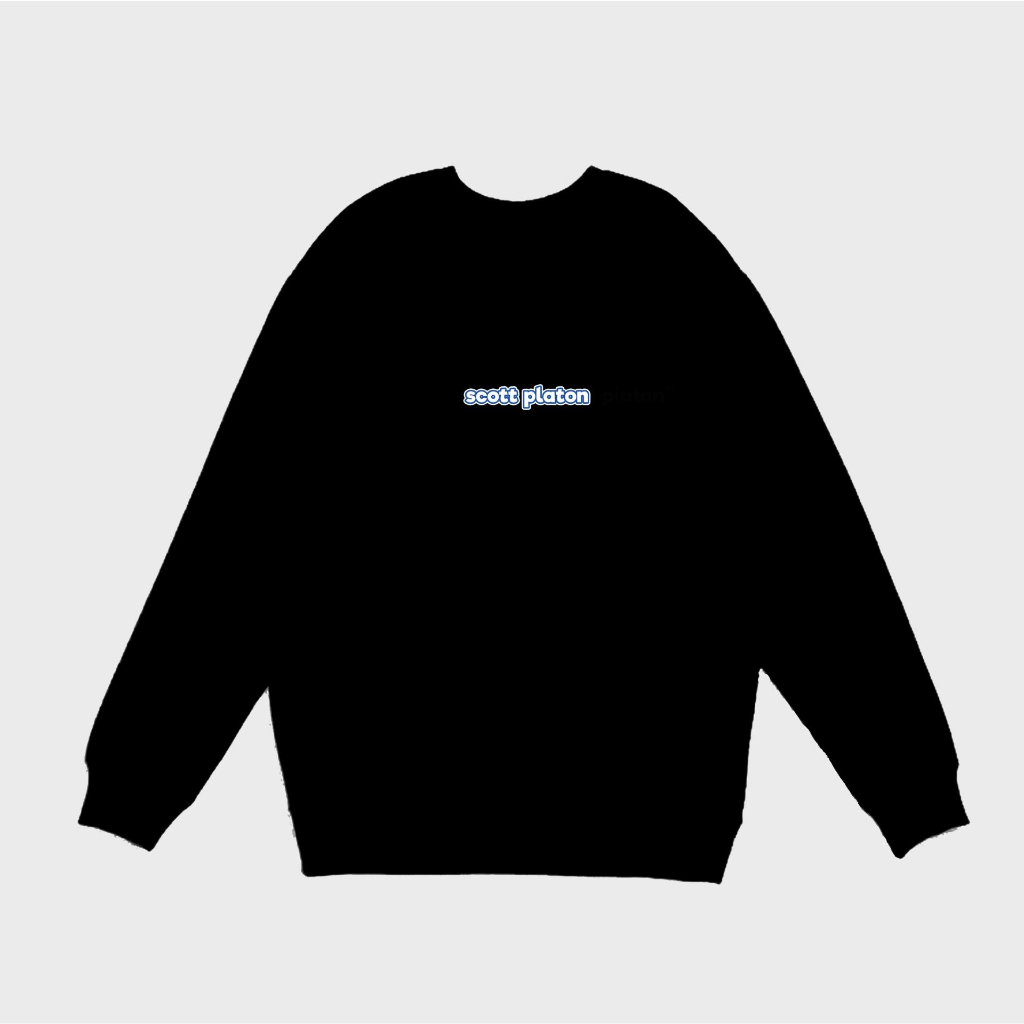 Sweater Blue Logo Scott Platon