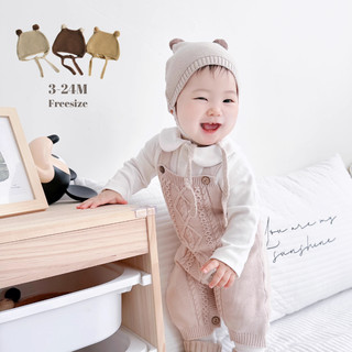 Mũ nón len quả bông cột dây đáng yêu cho bé ML258 Mimikids
