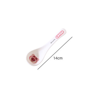 Muỗng thìa sứ gấu dâu