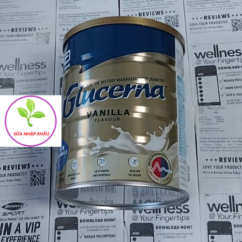 Sữa bột Glucerna Úc hỗ trợ sức khỏe cho người tiểu đường hộp 850g
