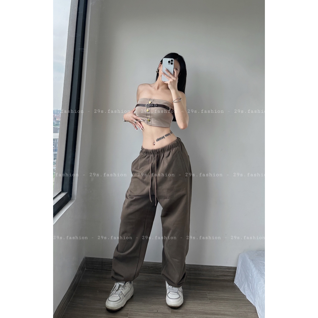 Quần Jogger Nỉ Da Cá Cao Cấp Basic