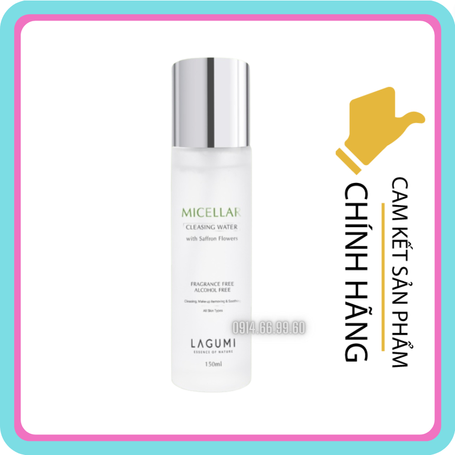 Nước tẩy trang LAGUMI 150ml cho mọi loại da sạch sâu, không cay mắt