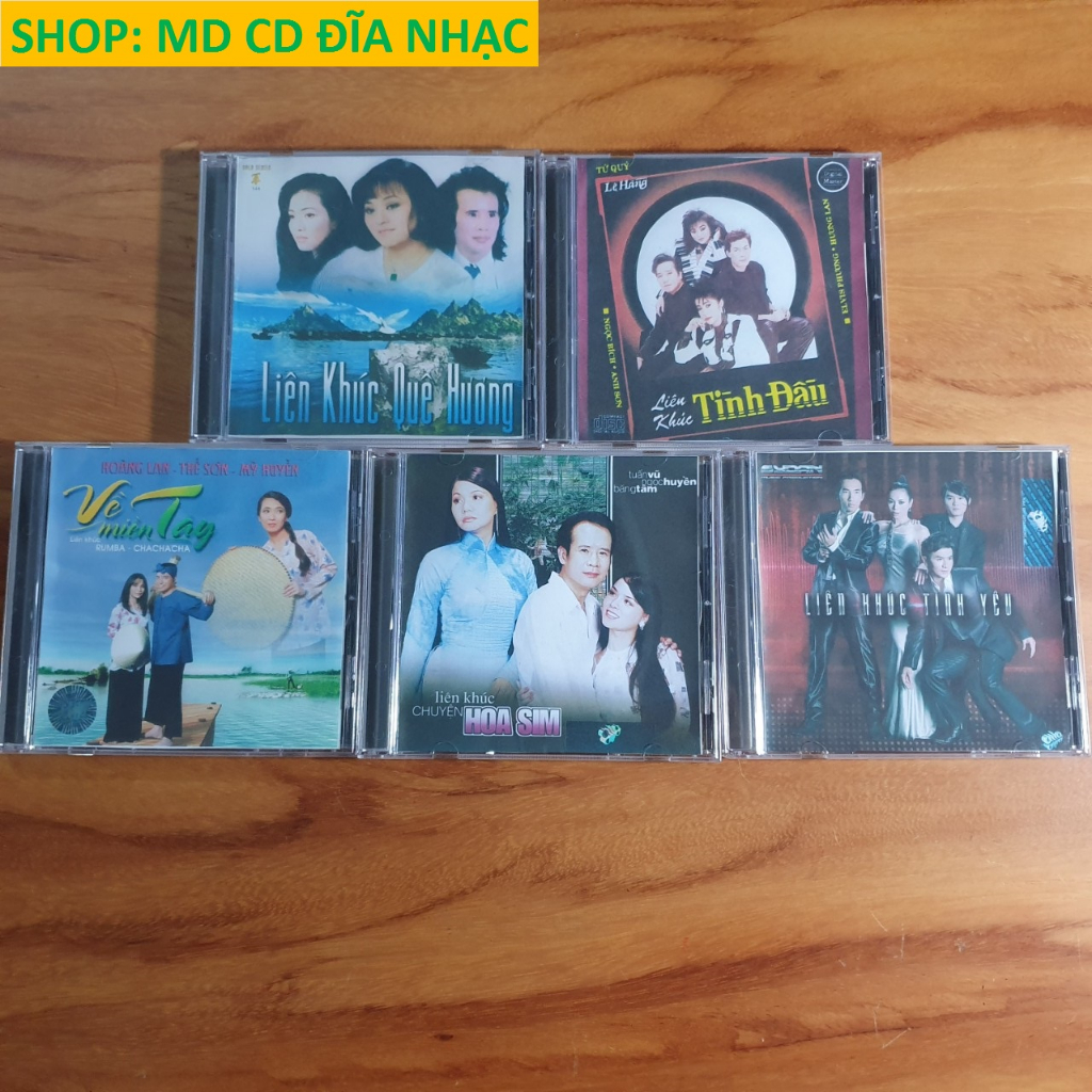 COMBO 5 CD LIÊN KHÚC QUÊ HƯƠNG CHỌN LỌC
