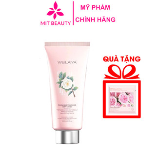 Serum dưỡng thể trắng da Weilaiya 200ml Mit Beauty hương thơm 3 tầng sexy dưỡng da căng bóng trắng sáng mịn màng