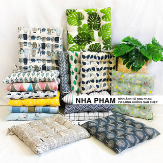 ĐỆM NGỒI BỆT HOA VĂN PATTERN HÌNH 31 (40,45,50CM)