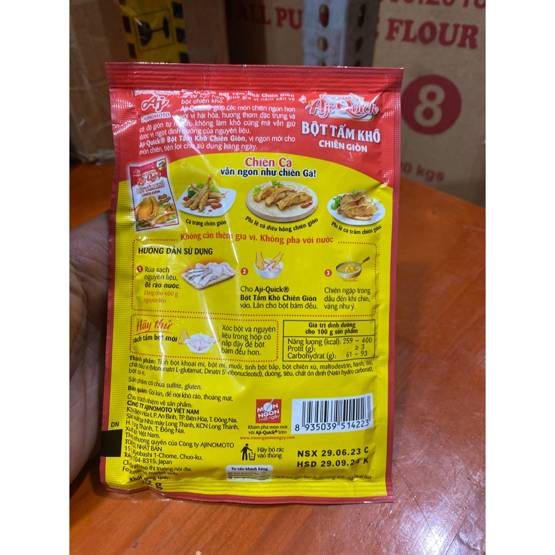 Bột Tẩm Khô chiên giòn Aji Quick 42g