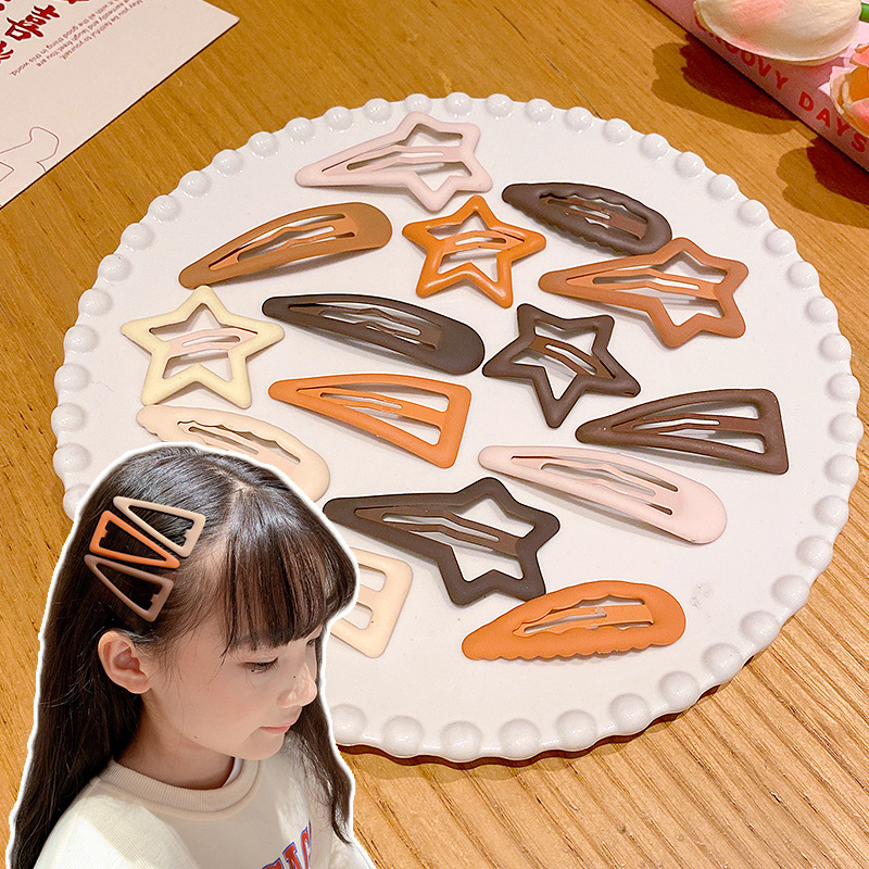 Kẹp tóc bấm/Cặp tóc mái màu pastel siêu dễ thương style Hàn Quốc SHP