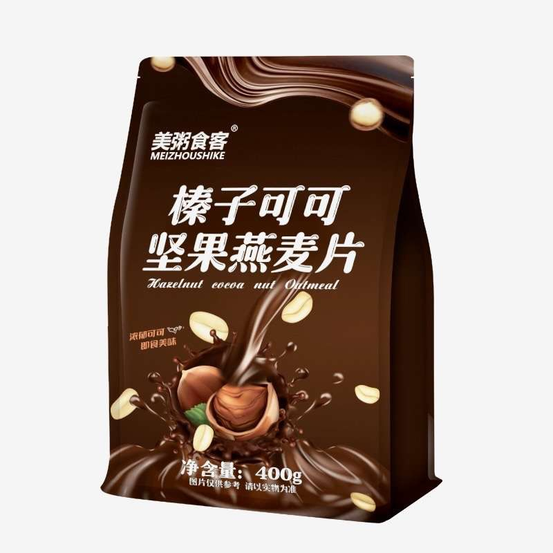 Ngũ Cốc Cacao Yến Mạch Hạnh Nhân Gói 400g Meizhoushike