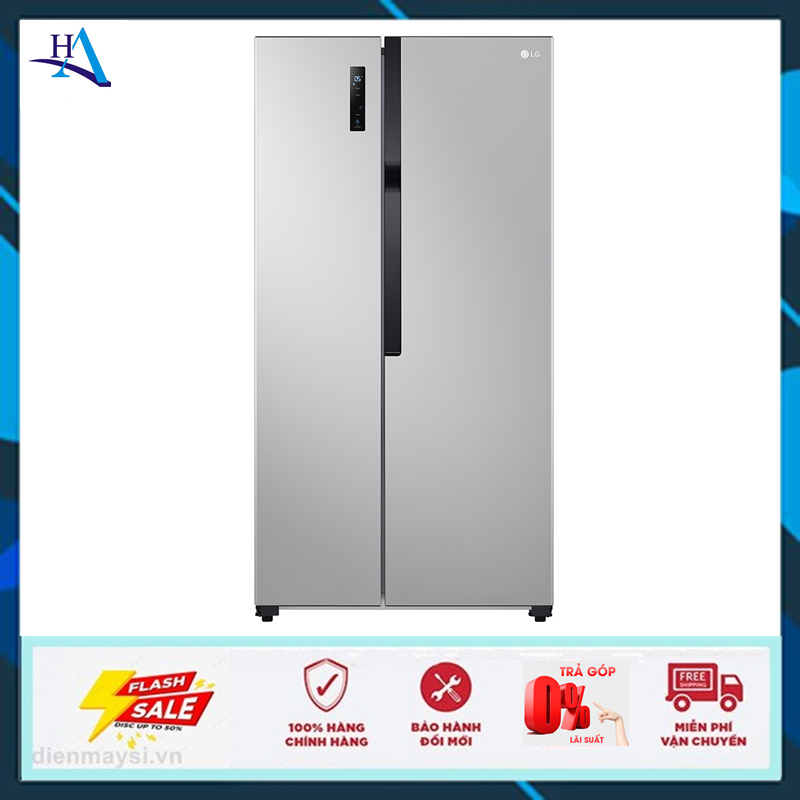 Tủ lạnh LG Inverter 519 lít Side By Side GR-B256JDS