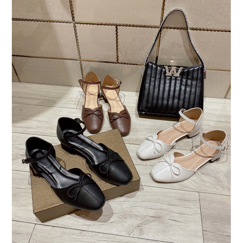 Giày Sục Bigsize 40-44 Gót Hậu Nơ Siêu Gọn Chân