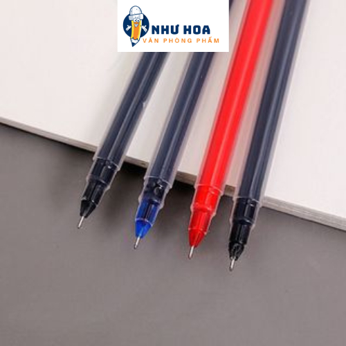 Bút gel ngòi 0.5mm màu đen đỏ xanh