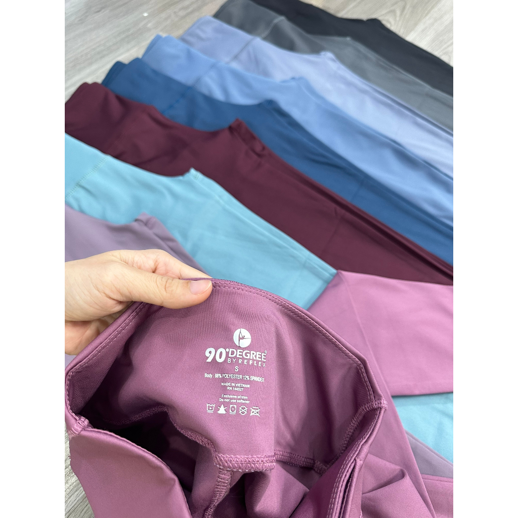 Quần Dài Thể Thao Nữ 90D Vải Thun Co Dãn 4 Chiều Tập Gym, Yoga