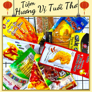 Tăm que cay tẩm vị ăn liền snack bim bim nhiều loại Hằng Đại/Thế Giai Việt Nam
