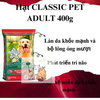 combo 35 gói thức ăn cho chó lớn classic pet 400g Thái Lan