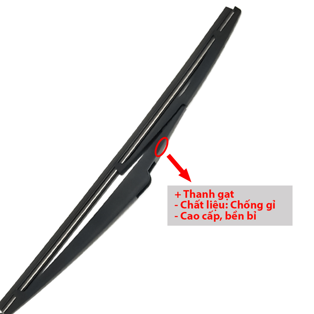 Gạt mưa sau xe oto,gạt mưa sau xe hơi dòng Hyundai Creta, Getz, i10, i20, I30, Kona, Santafe, Solaris, Starex, Tucson...