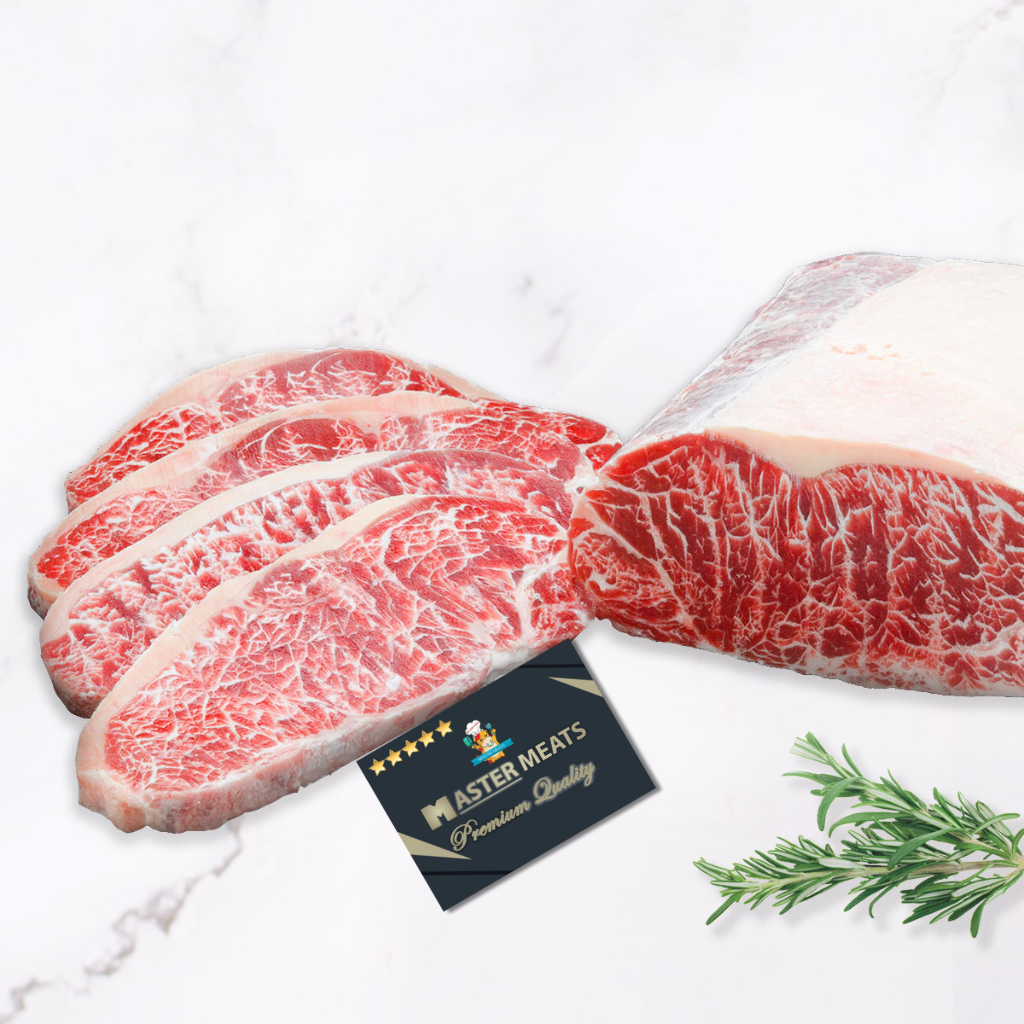 [GIAO NHANH 1h] Thăn Ngoại Bò Hokubee Úc - Hình Oval - Meltique Striploin Steak Beef - MASTER MEATS
