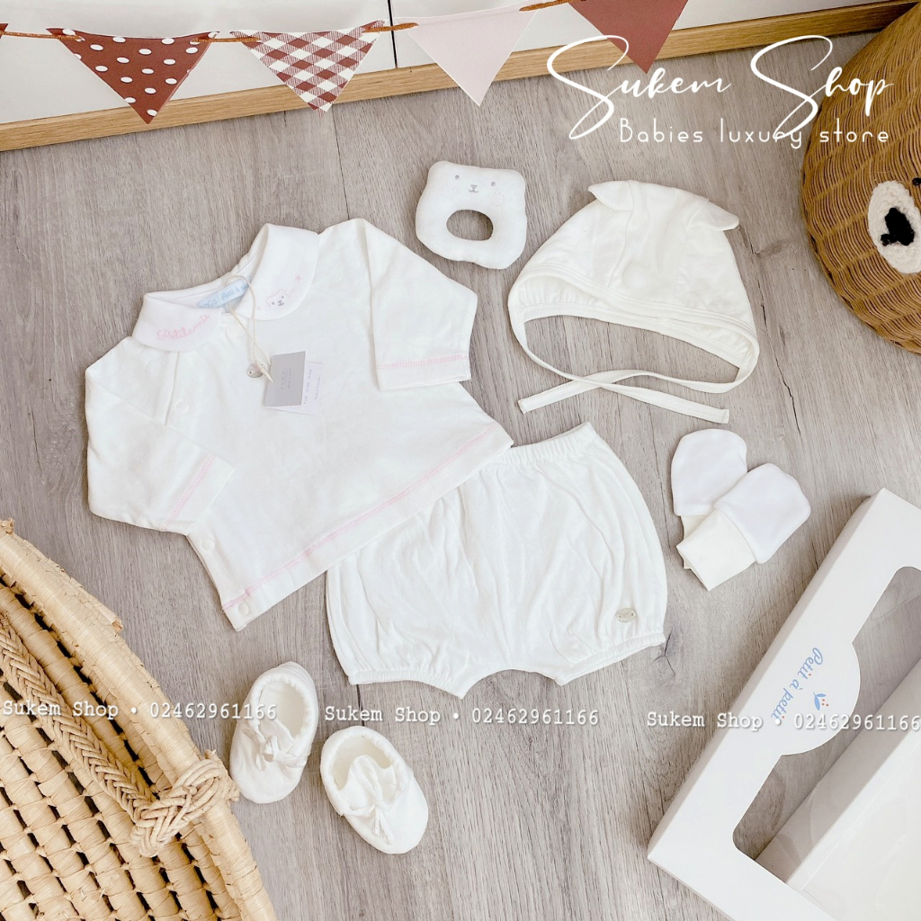 Set Quà Tặng 5 Món Sơ Sinh Nous 2023 Siêu Xinh Cho Bé 3-6kg