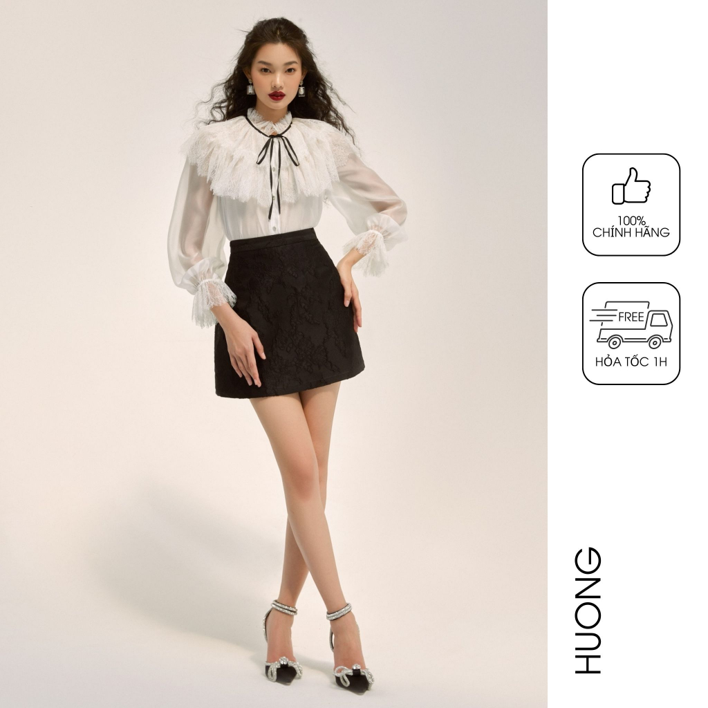 Chân váy A Leena Skirt HUONG BOUTIQUE HBZ481