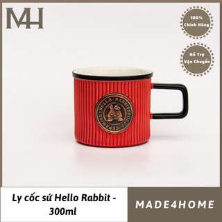 Ly sứ cao cấp hello rabbit Made4Home size 300ml