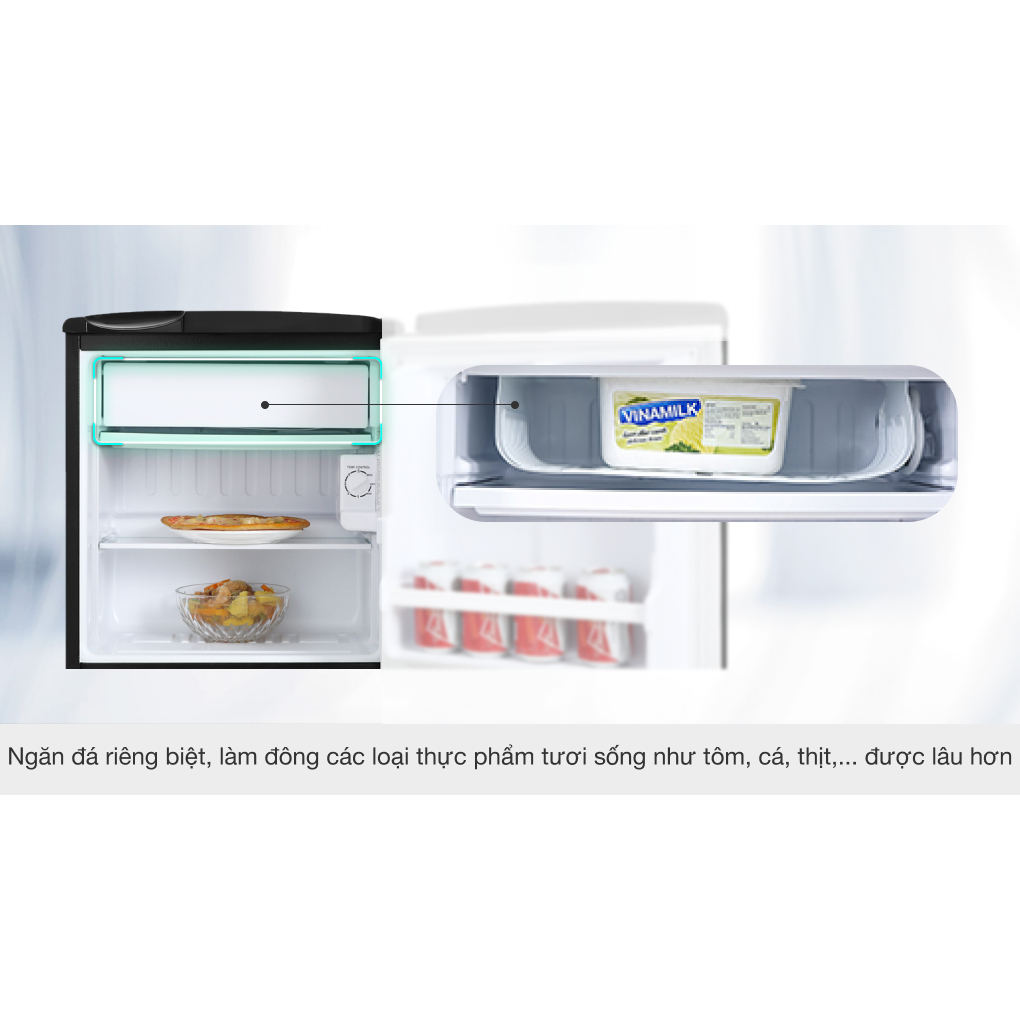 Tủ lạnh mini Aqua AQR-D99FA 90 lít & AQR-D59FA 50 lít, chính hãng, bảo hành 24 tháng tại nhà