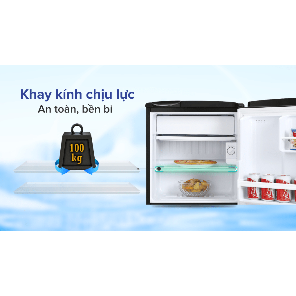 Tủ lạnh mini Aqua AQR-D99FA 90 lít & AQR-D59FA 50 lít, chính hãng, bảo hành 24 tháng tại nhà
