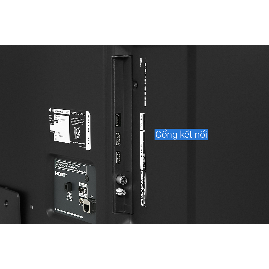 Smart Tivi NanoCell LG 4K 55 inch 55NANO76SQA Bảo Hành 24 Tháng - Hàng Chính Hãng