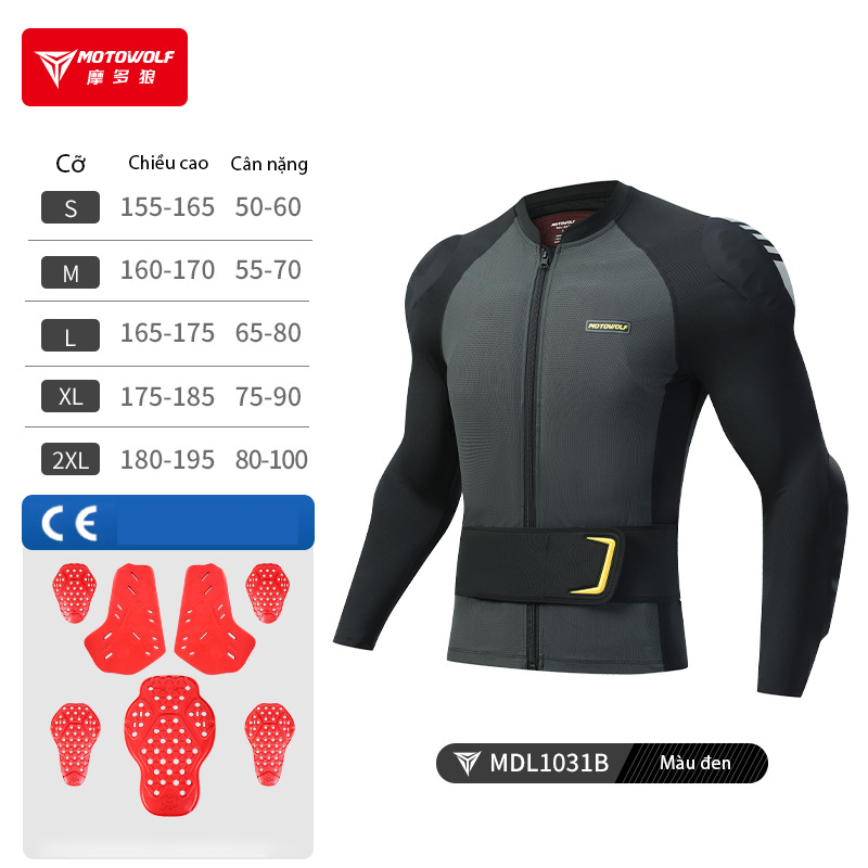 Áo bảo hộ lưới Motowolf MDL1031