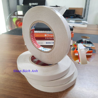 Băng Keo 2 siêu dính chịu nhiệt Luki(15mm*50m)