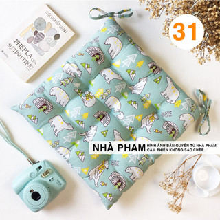 Đệm ngồi bệt hoa văn pattern hình 31