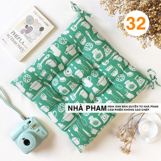Đệm ngồi bệt hoa văn pattern hình 32