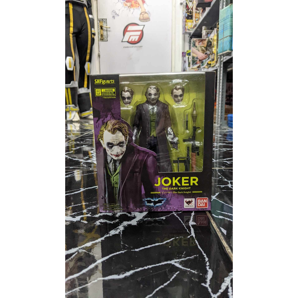 MÔ HÌNH NHÂN VẬT SHF JOKER HEATH LEDGER OPEN