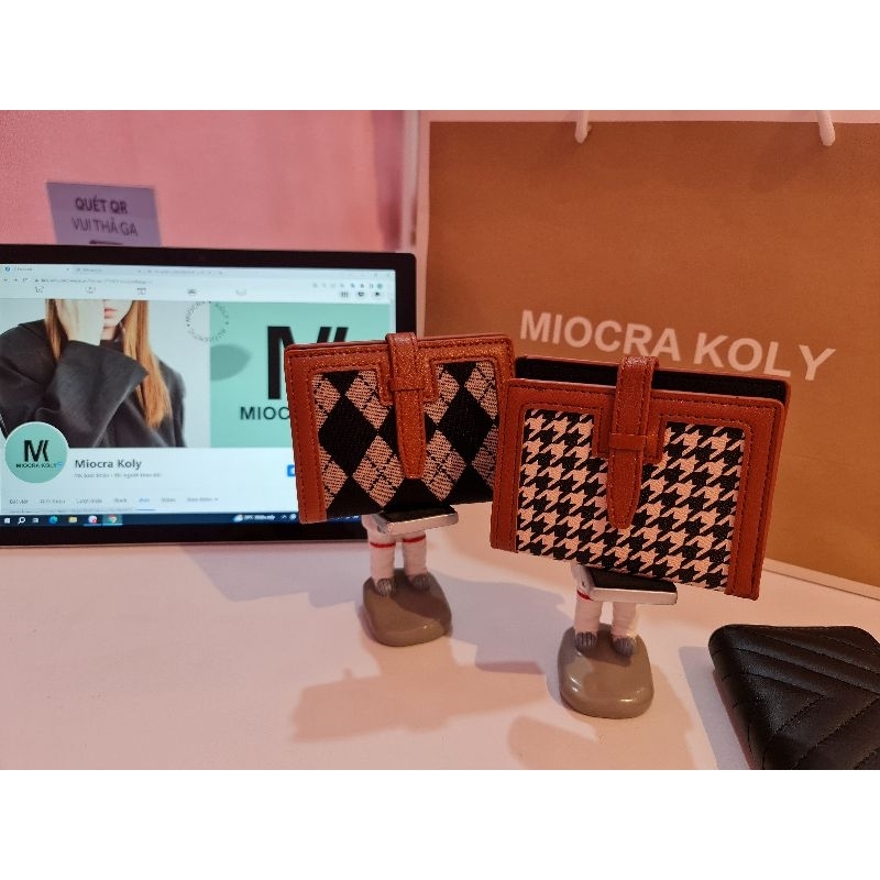 Miocra Koly Chính hãng - Ví cầm tay Nanfen Nretro