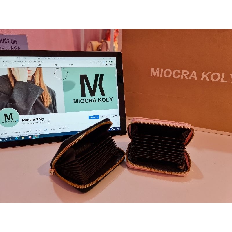 Miocra Koly Chính hãng - Ví cầm tay nanfen nretro