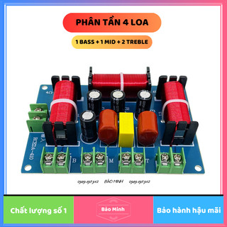 Phân tần loa 4 đường tiếng 1 bass 1 mid 2 treble rceda-410 công suất 200w | phân tần loa cây , kẹo kéo