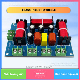 Phân tần 4 loa 1 bass 1 mid 2 treble rceda-410 công suất 200w | phân tần 3 đường tiếng dùng cho loa kéo