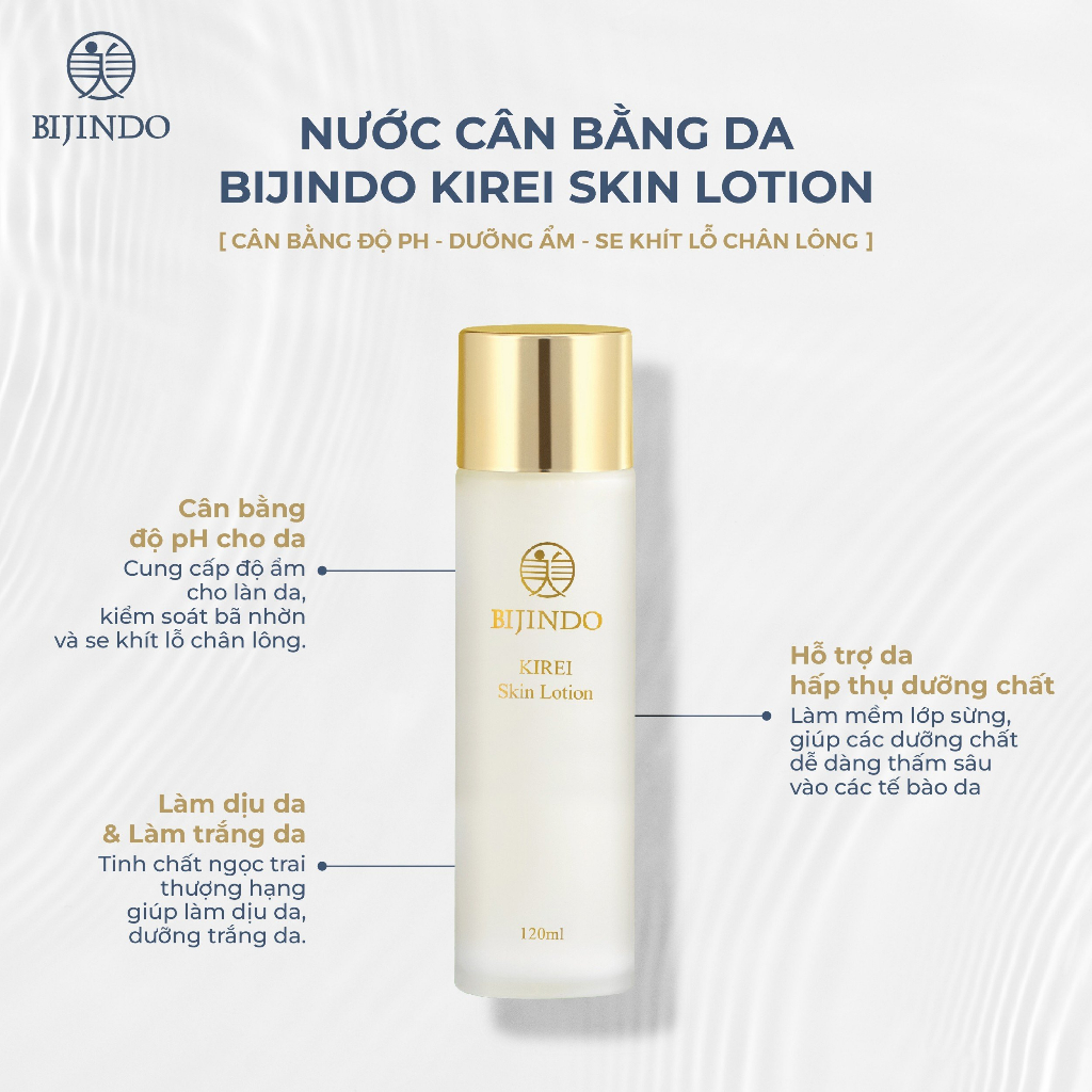 Nước Cân Bằng BIJINDO Mini Size Lotion Hoa Hồng Thu Nhỏ Lỗ Chân Lông Cho Da Nhạy Cảm 15ml