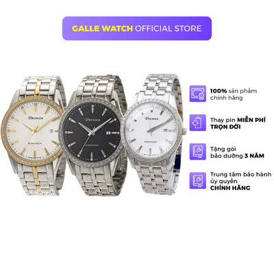 Đồng hồ nam Romanson PM0327 mặt kính Sapphire cao cấp, chống nước 3 ATM, dây thép đeo tay lịch lãm, thời trang
