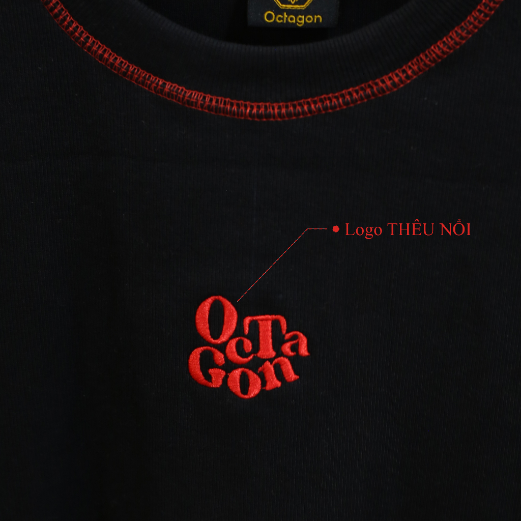 Áo thun Baby Tee Len Gân By Octagon