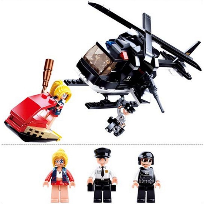 Bộ đồ chơi lắp ráp mô hình xe tăng, trực thăng