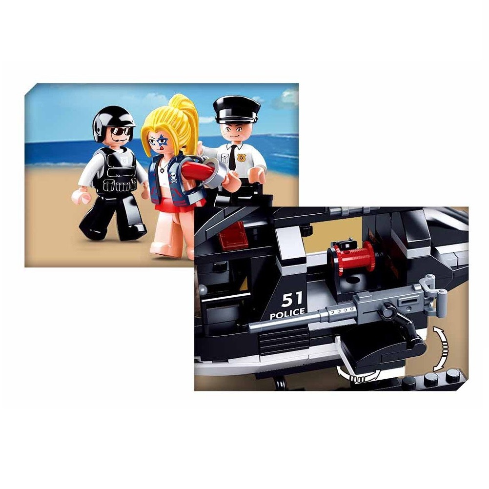 Bộ đồ chơi lắp ráp mô hình xe tăng, trực thăng