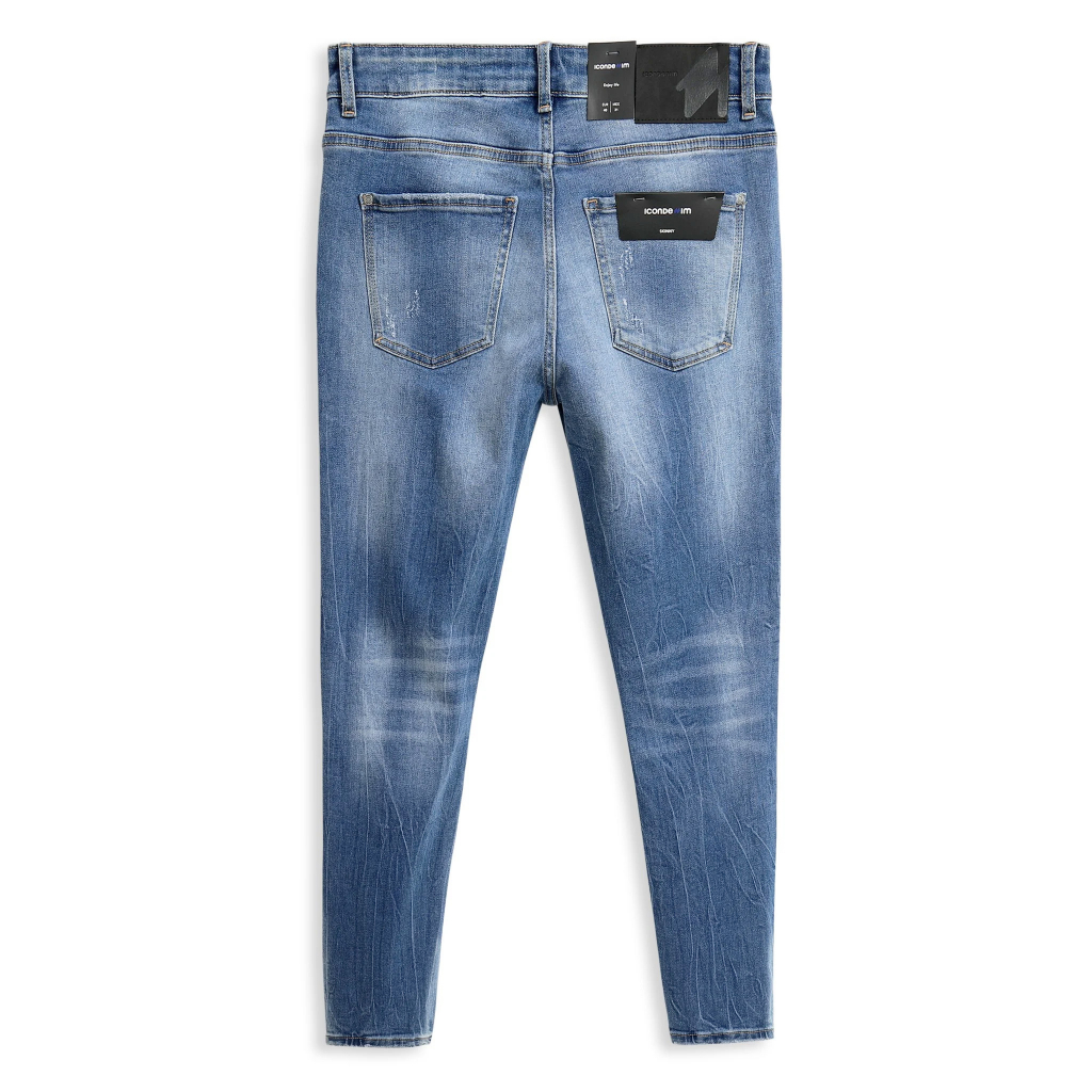 Quần Jeans Nam ICONDENIM Skinny Sharp Wash QJID0146