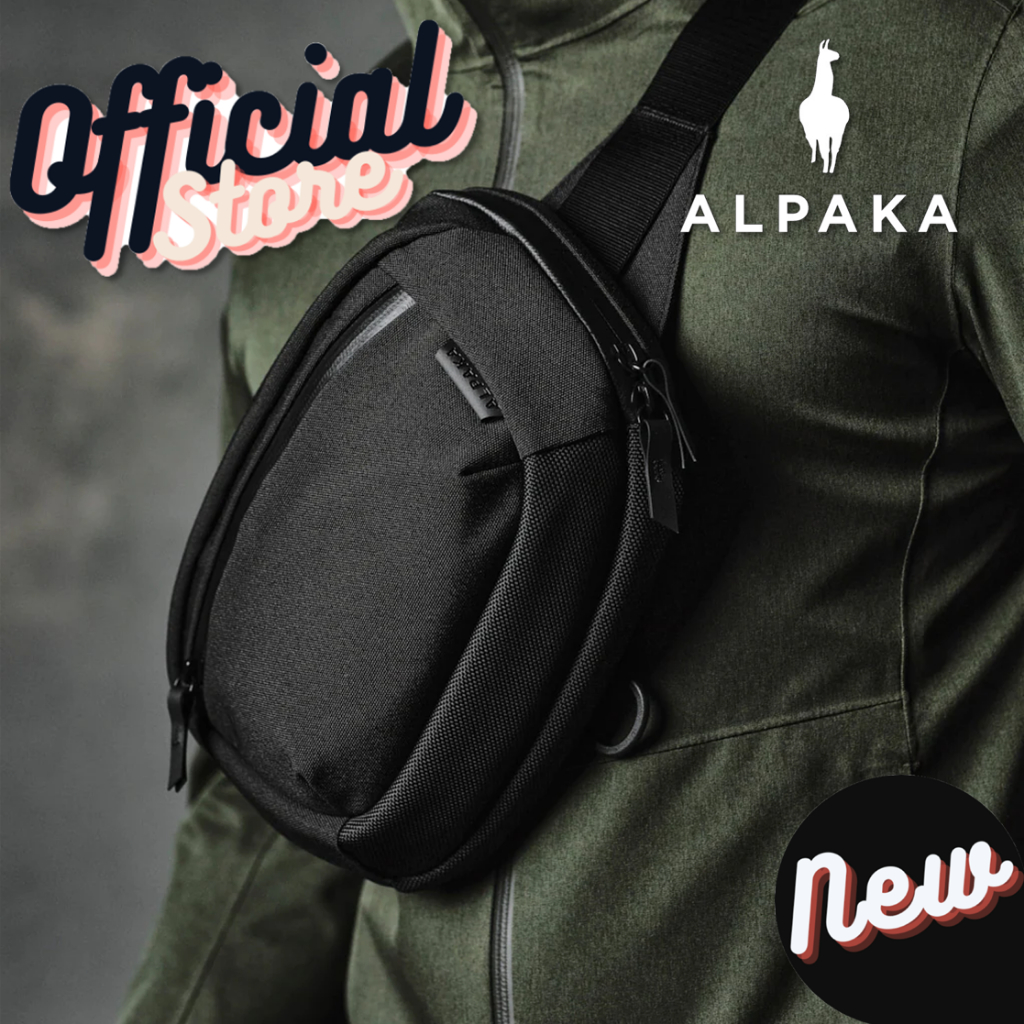 ALPAKA WAIST PACK VÌ HỘ CHIẾU, THIẾT YẾU, CHÌA KHÓA, IPAD MINI, NINTENDO SWITCH, MÁY ẢNH NHỎ GỌN, CHỐNG THỜI TIẾT