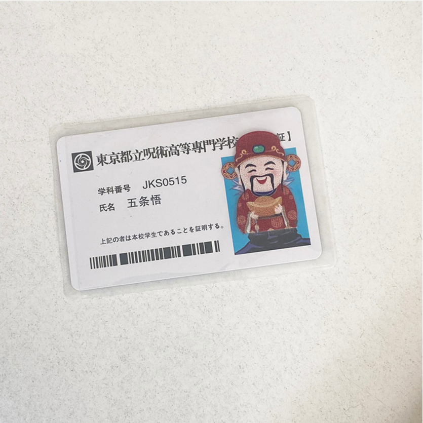 Bọc Thẻ Che Mặt Hình Sleeve Bao Thẻ Học Sinh Vui Nhộn Cho Người Hướng Nội