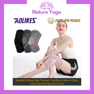 (New Aolikes) Băng Đeo Bảo Vệ Đầu Gối Chống Trượt/ Chấn Thương Dành Cho Cả Nam Và Nữ