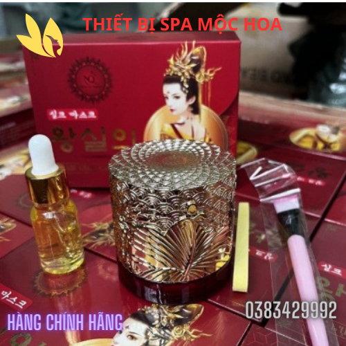 Cấy Trắng Lụa Cấy Trắng Da Mask Lụa Hoàng Gia Giúp Chống Nắng Trắng Da Giảm Mụn Nám Tàn Nhang Se Khít Lỗ Chân Lông Spa