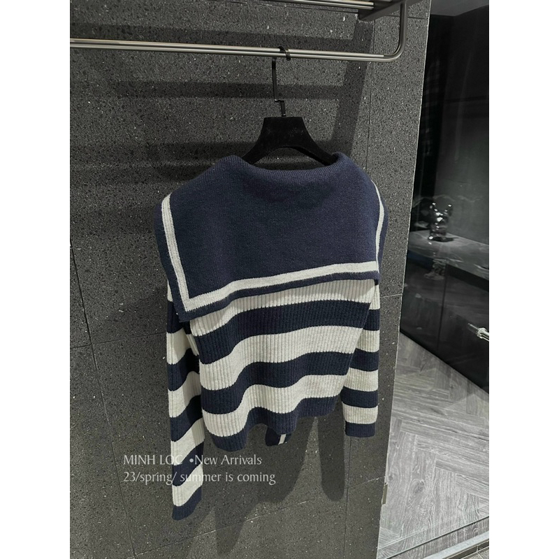 Áo len thuỷ thủ miumiu đính đá