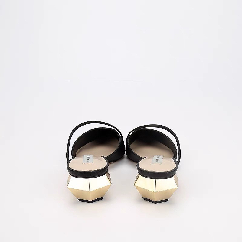 ORDER 💚 Giày Satin tag đá mũi vuông gót trụ 9 cm 33-40