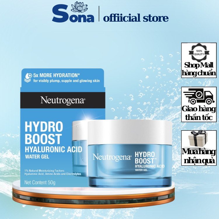 Kem Dưỡng Neutrogena Hydro Boost Aqua/Water Gel 50ml Của Pháp dưỡng ẩm cấp nước tốt cho da