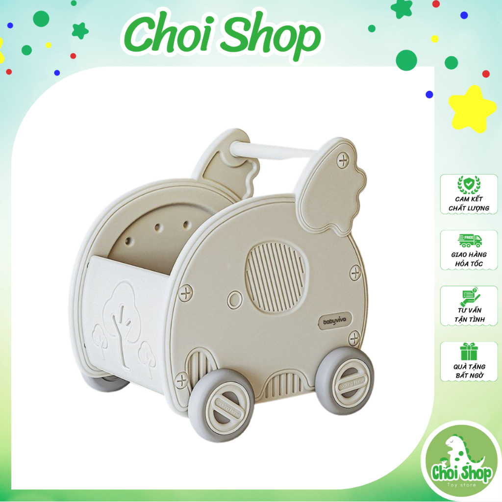 Xe Đẩy Đồ Chơi Tập Đi Cho Bé Có Giỏ Để Đồ Cao Cấp Giúp Trẻ Đa Dạng Trò Chơi Và Phát Triển Toàn Diện